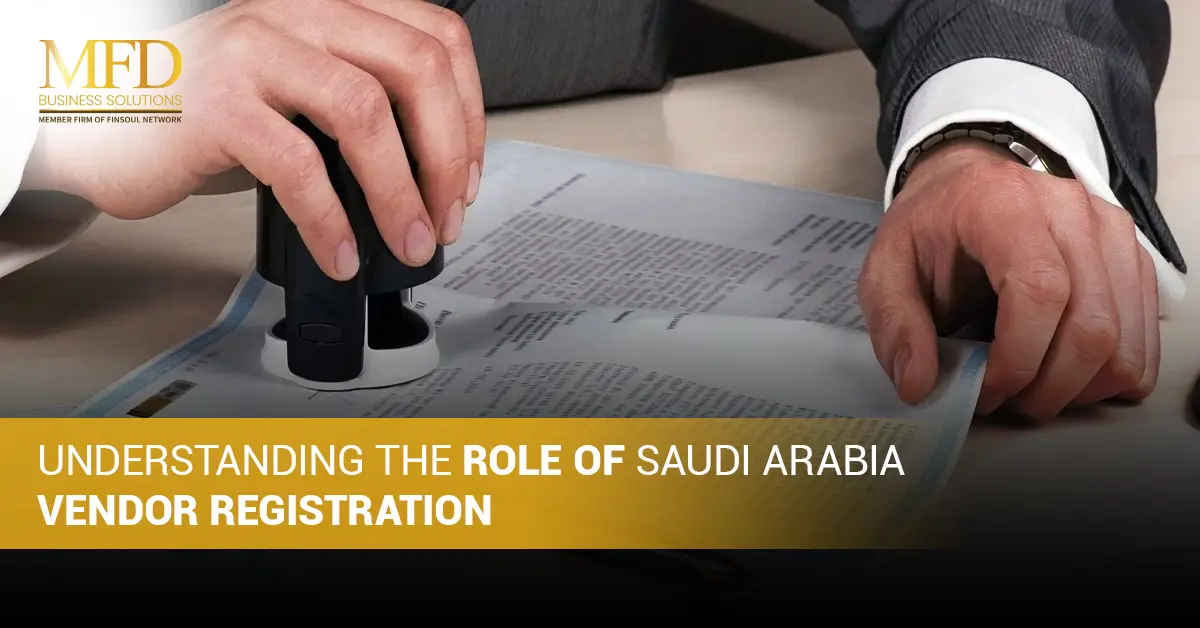 Role of Vendor Registration